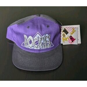 Vintage Colorado Rockies SnapBack MLB Baseball Hat #1 Apparel NWT